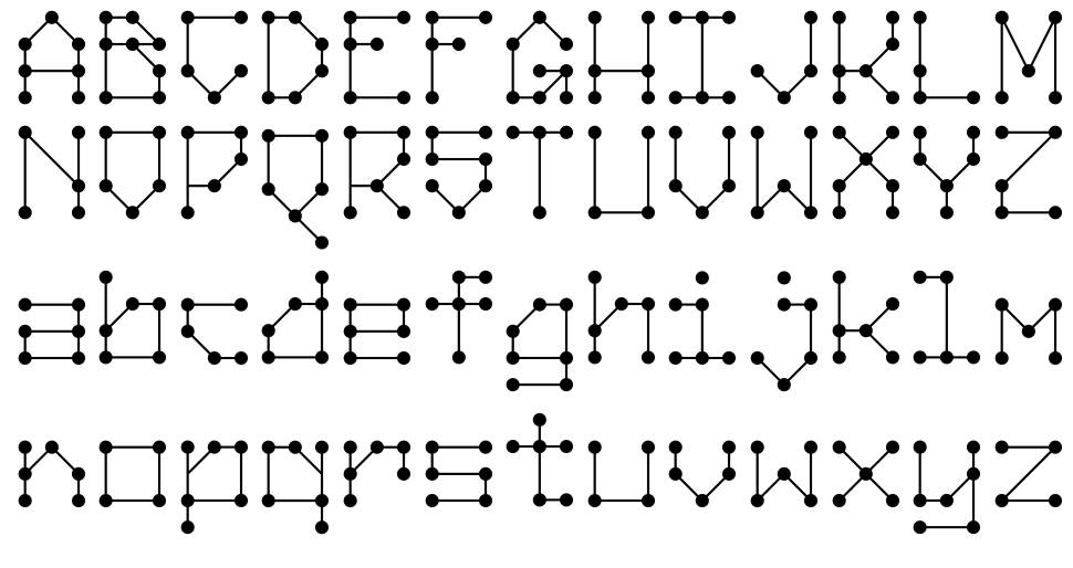 Nodes шрифт Спецификация