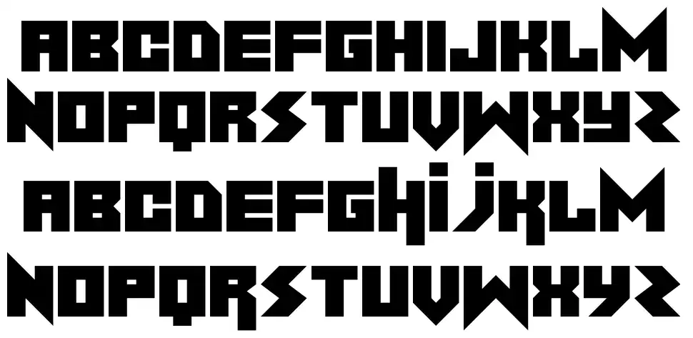 Noise Machine font specimens