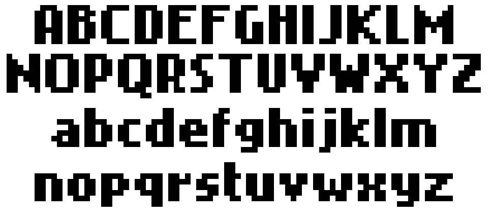 Nokia Cellphone FC font specimens