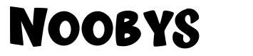 Noobys font