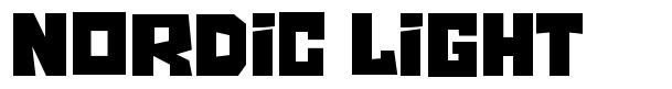 Nordic Light font