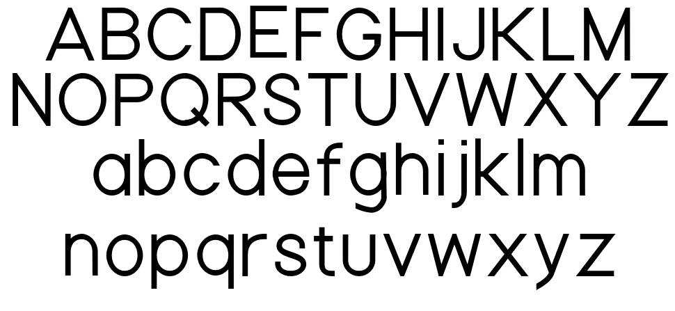 Nordica Advanced 字形 标本