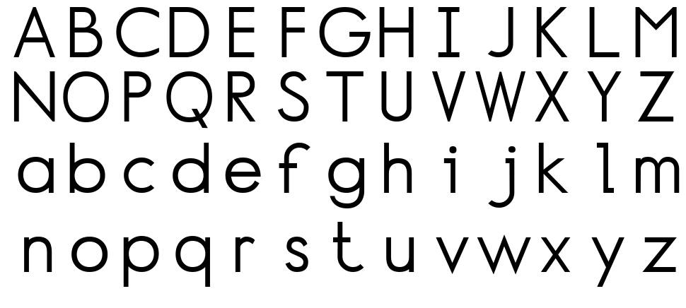 Normafixed font