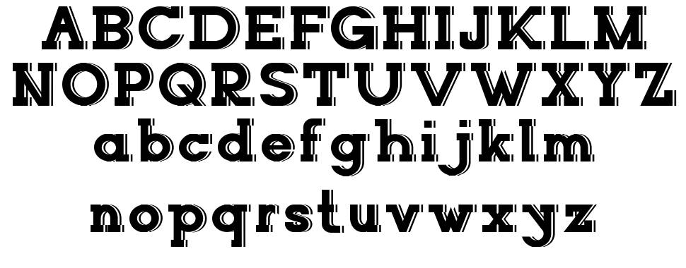 Northcliff font Örnekler