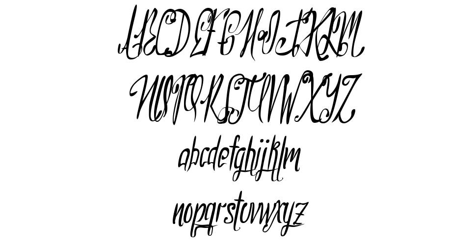 Northern Montgomery 字形 标本