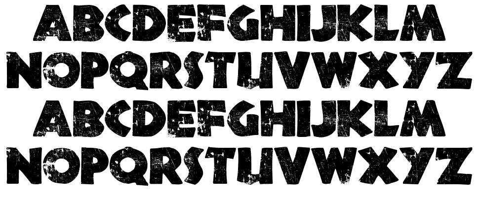 Northern Territories font specimens