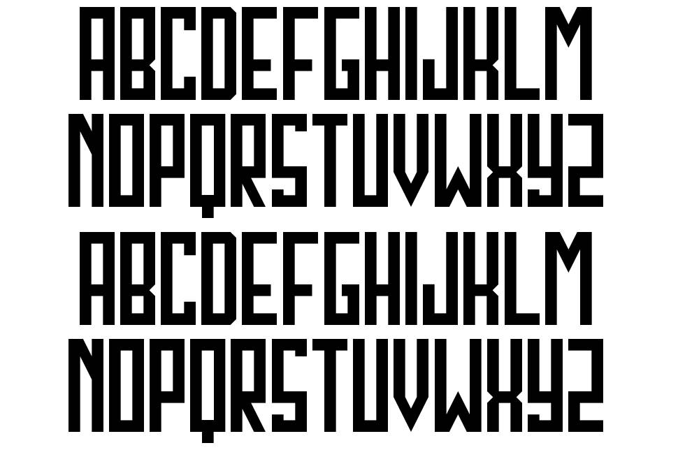 Northwest font specimens