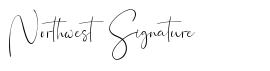 Northwest Signature czcionka