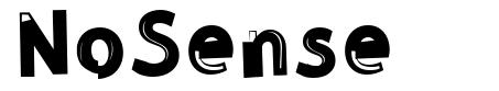 NoSense шрифт