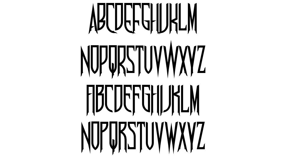 Nosferotica 字形 标本