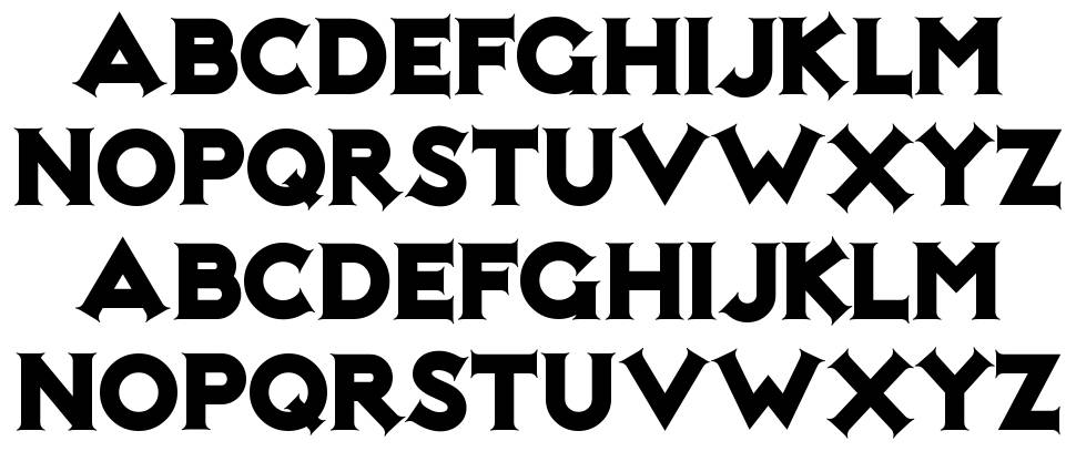 Not Mary Kate font specimens