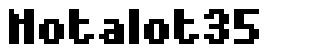 Notalot35 字形