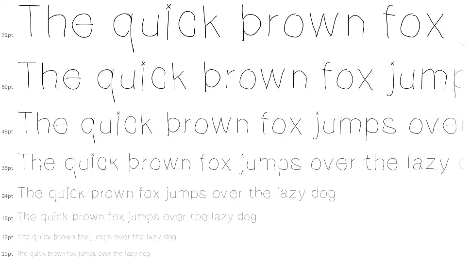 Note Book Scribblefont waterfall