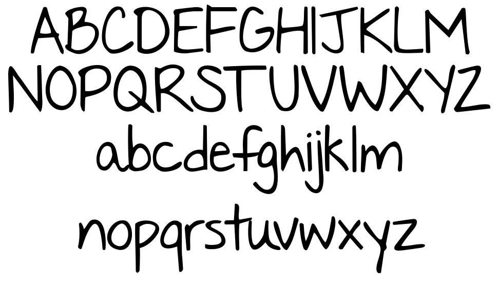 Nothing You Could Say font specimens