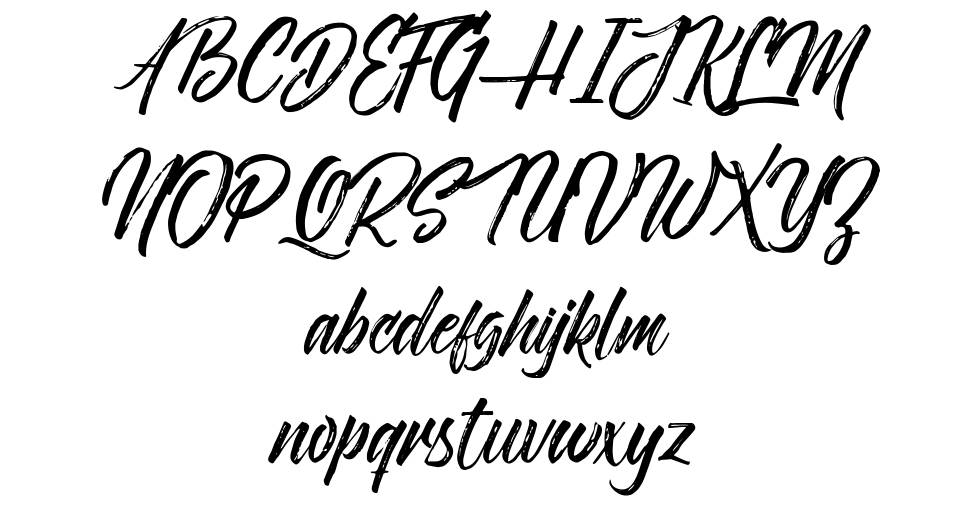 Novitha Script font specimens