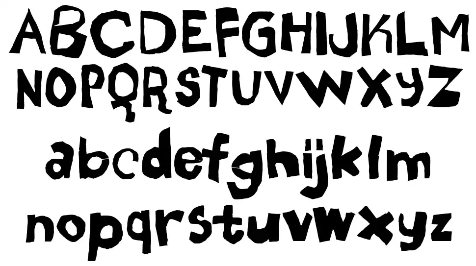 Nozhnitsyfont specimens