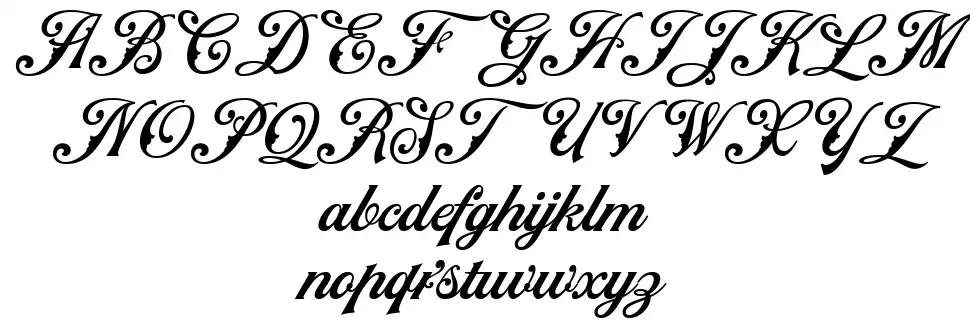 NS Mudolf Scriptfont specimens