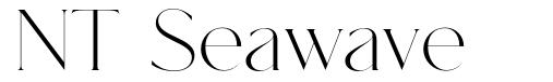 NT Seawave font