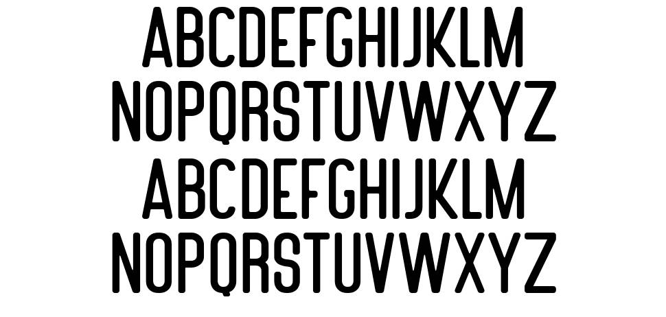 Nubolts Rounded font Örnekler