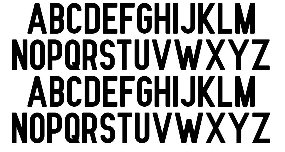 Nue Gothic Round font specimens