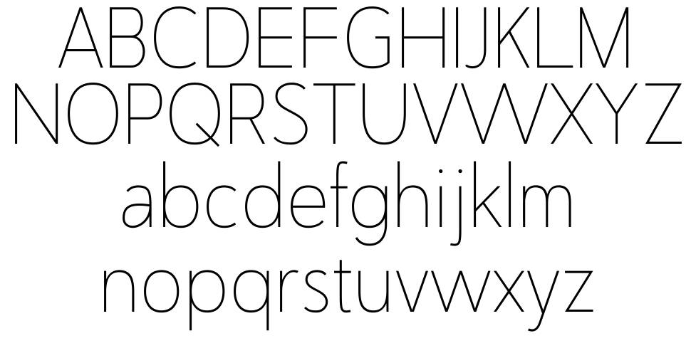 Nugo Sans font Örnekler