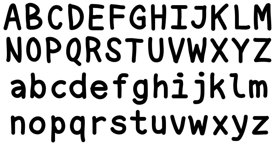 Nuka-Mono font specimens