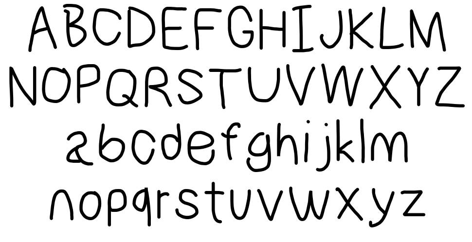 NumbBunny font specimens