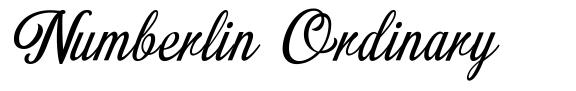 Numberlin Ordinary font