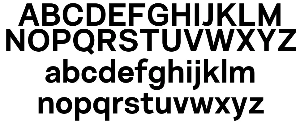 Nuromfont specimens