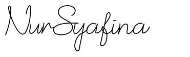 NurSyafina шрифт