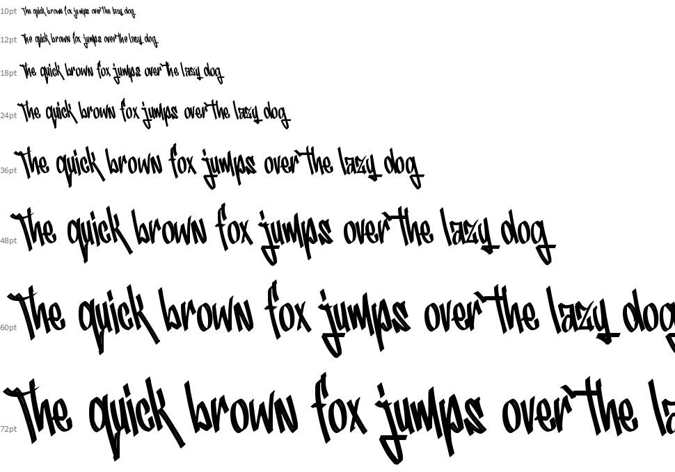 Nutty Noisses font Waterfall