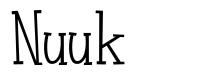 Nuuk шрифт