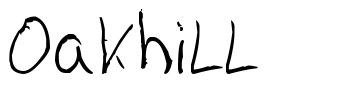 Oakhill шрифт