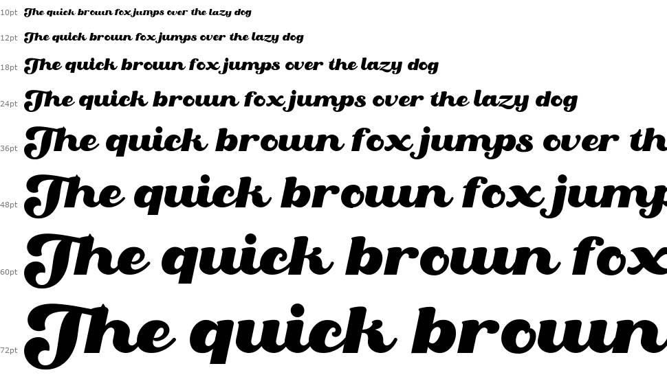 Oaklash font Şelale
