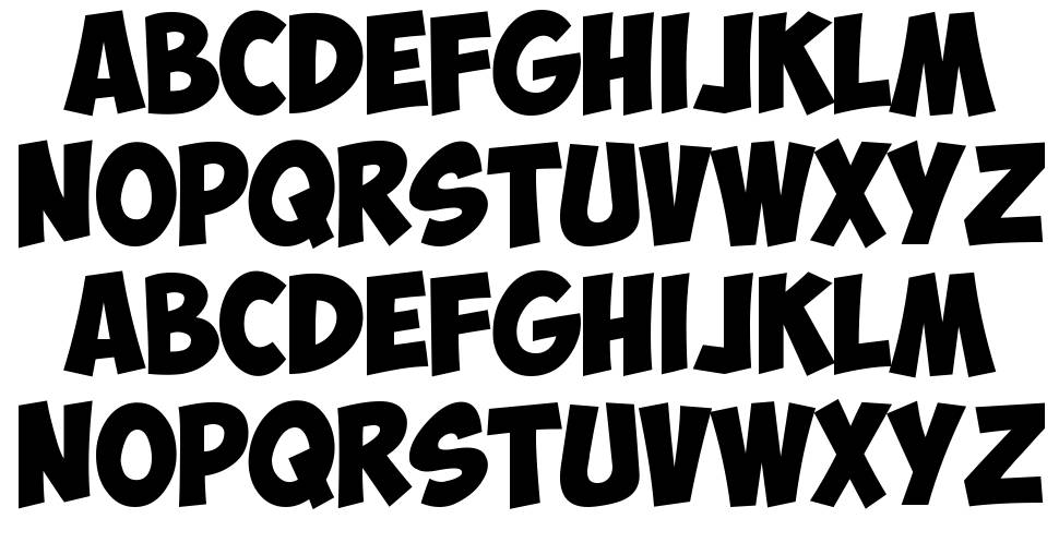 Obelix Pro font specimens