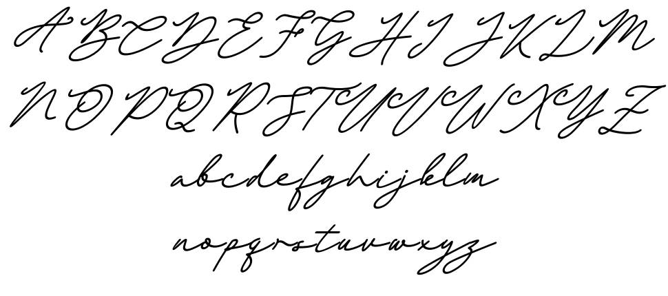 Obellia Script font specimens