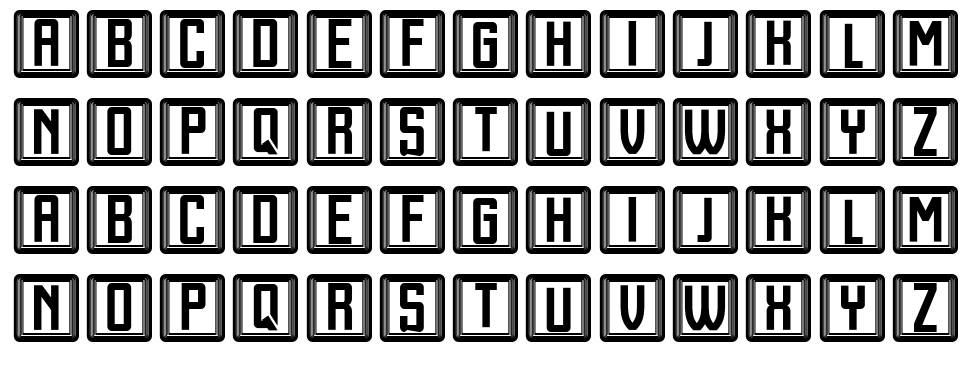 Oberding font Örnekler