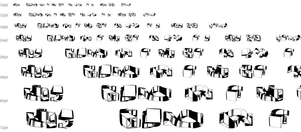 Object 3D font Şelale