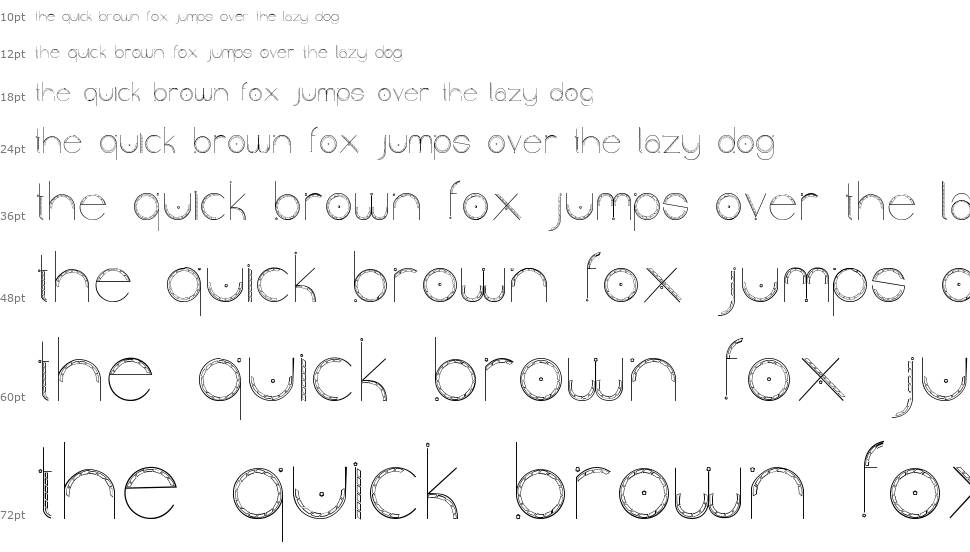 Obscura font Waterfall
