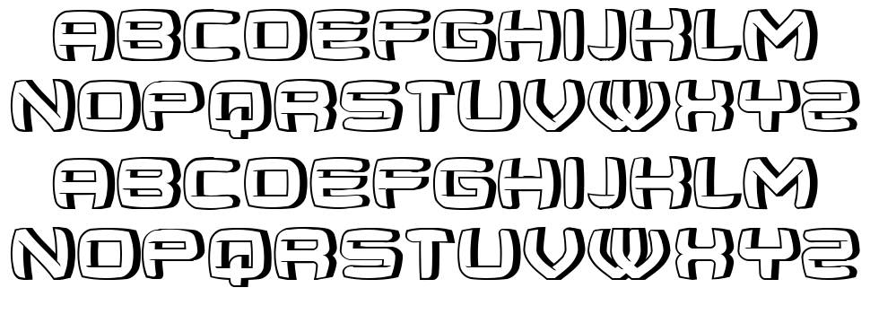 Obtuse font specimens