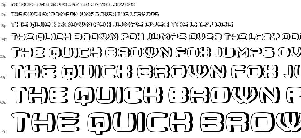 Obtuse font Waterfall
