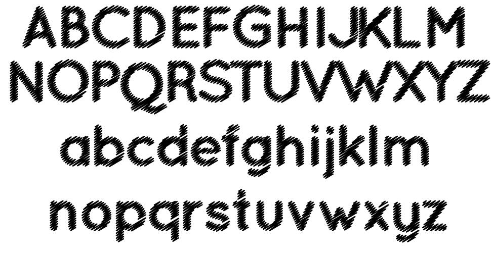 Ocie font Örnekler