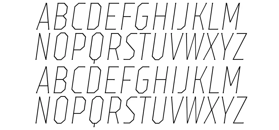 Octas font specimens