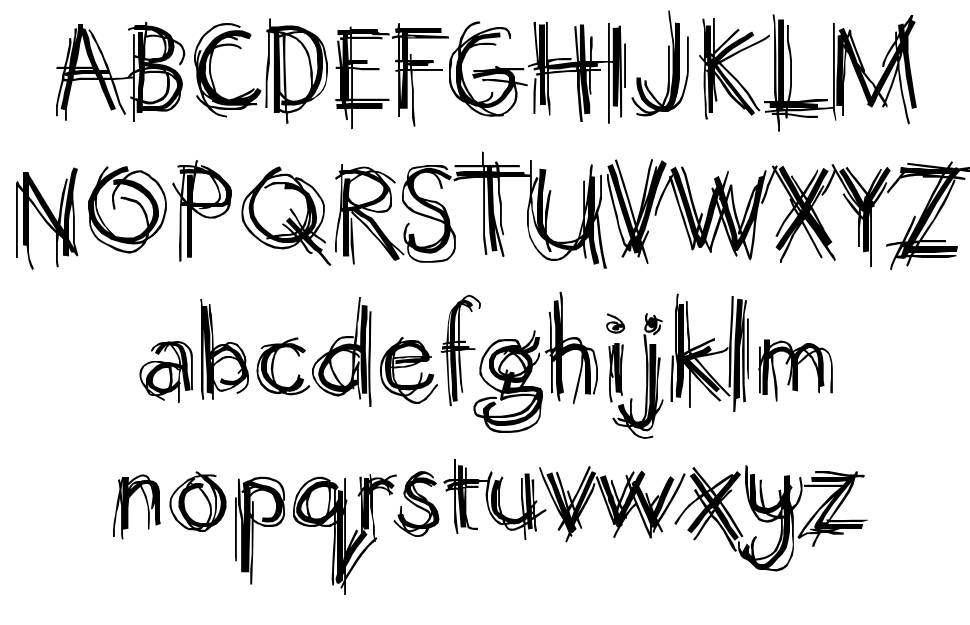 Octember Script font specimens
