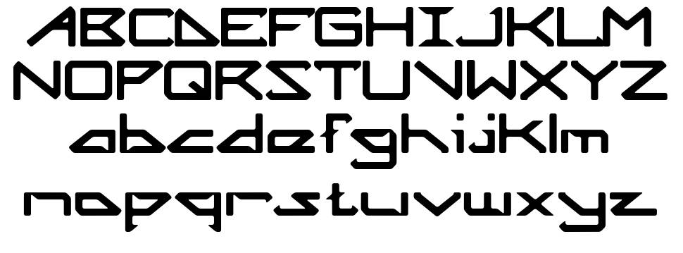 Octicity 字形 标本