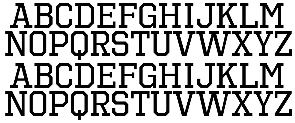 Octin Sports Free font specimens