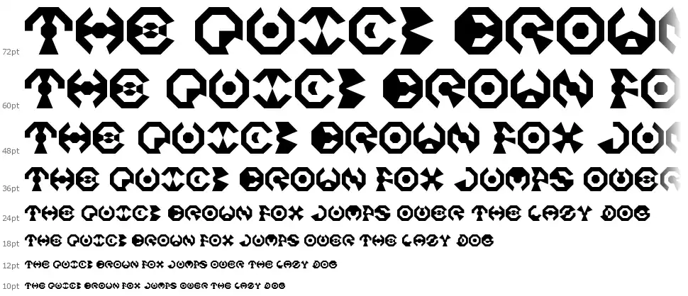 Octofont waterfall
