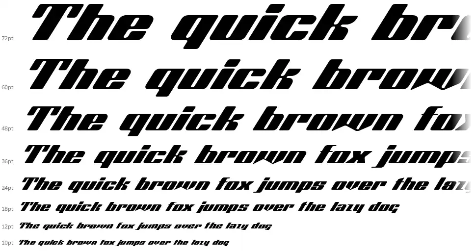 Octuple Maxfont waterfall