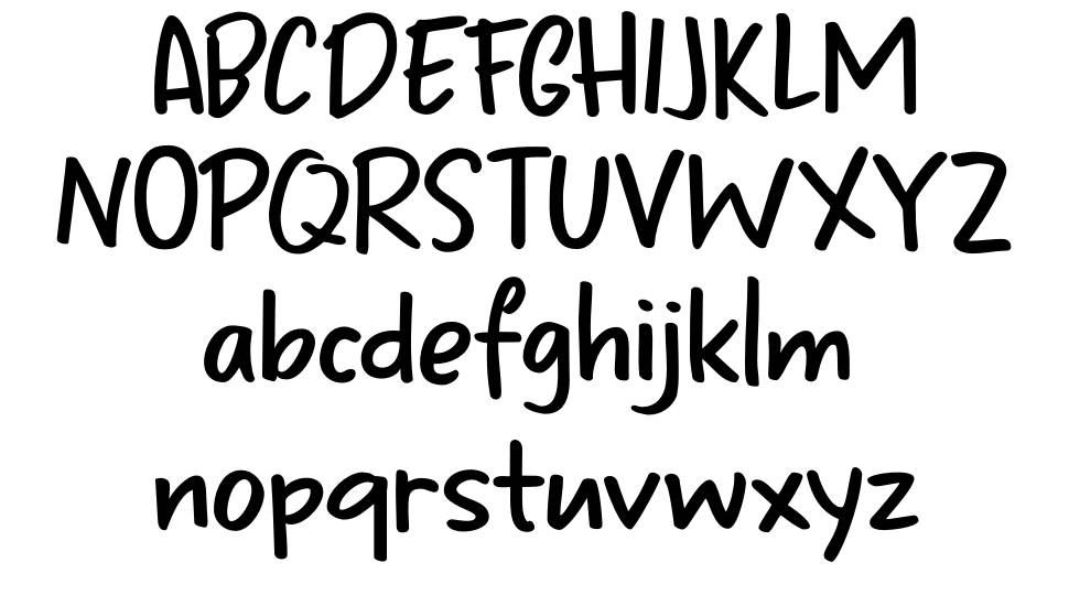 Odaiba Script font specimens