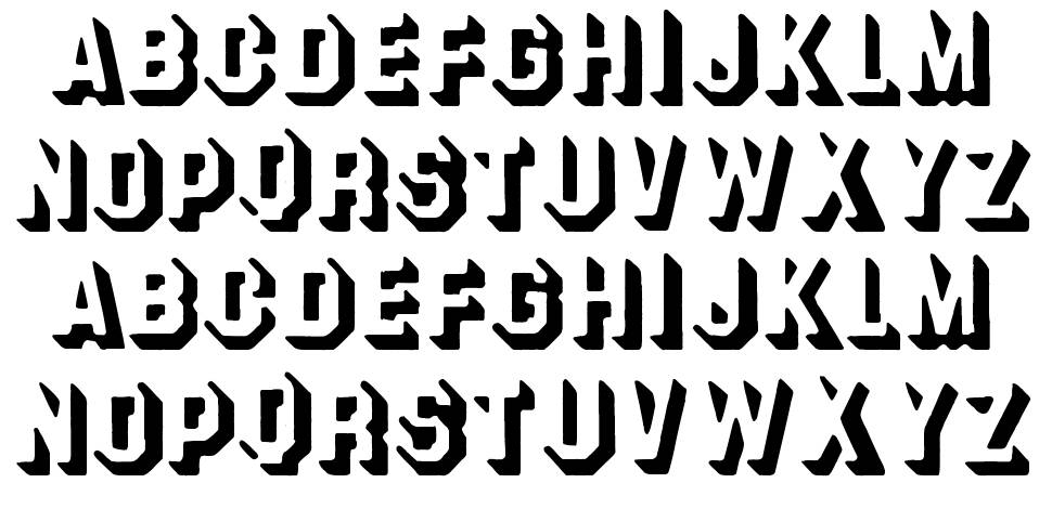 Odeon-Drop font specimens